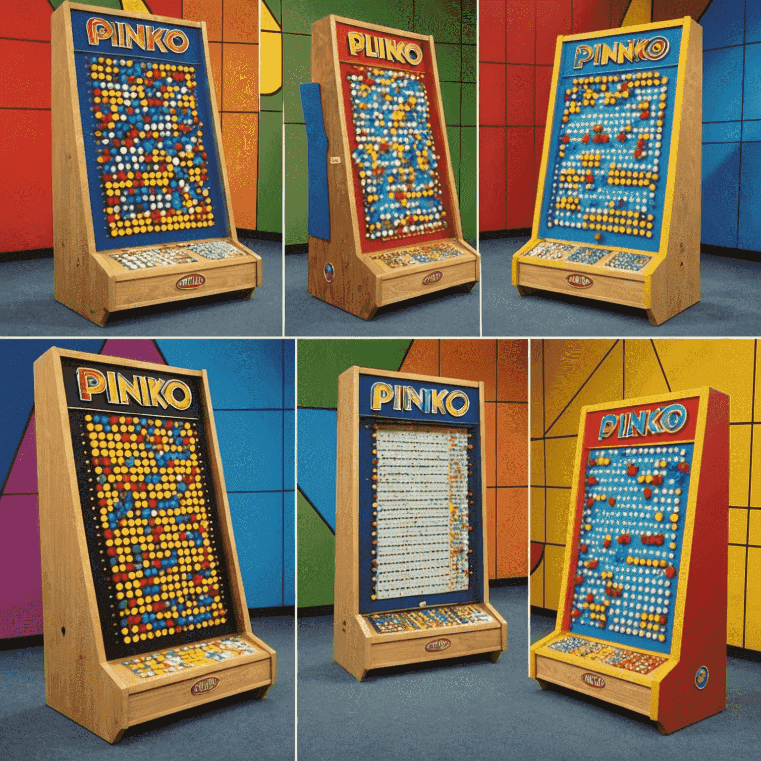 Collage d'images montrant l'évolution de Plinko, de ses débuts dans l'émission The Price is Right à sa transformation en jeu en ligne populaire.